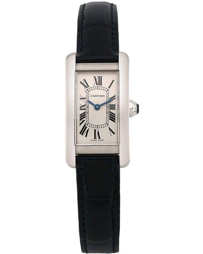 Cartier Tank Americaine Watch, Circa 2000S (Authentic Pre-Owned) - White