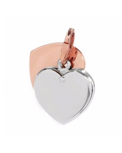 Cartier 18K Two-Tone Heart Pendant (Authentic Pre-Owned) - White