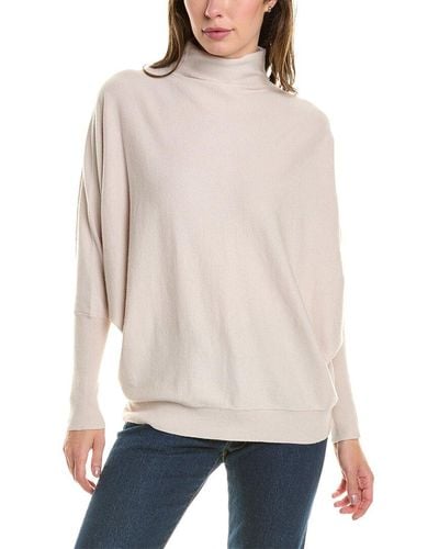 Joan Vass Joan Vass Dolman Sleeve Sweater - Natural