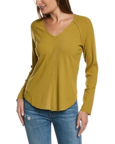 XCVI Wearables Brynner Top - Yellow
