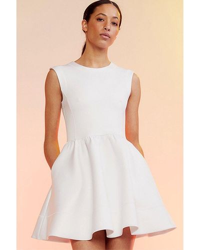 Cynthia Rowley The Lily Bonded Dress - White