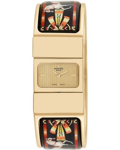 Hermès Loquet Bangle Watch, Circa 2000S (Authentic Pre-Owned) - Metallic