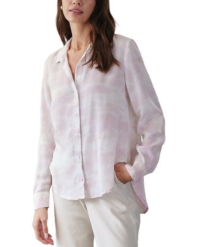 Bella Dahl Long Sleeve Clean Shirt - Gray