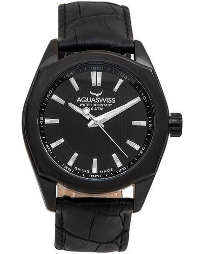 Aquaswiss Unisex Classic Iv Watch - Black