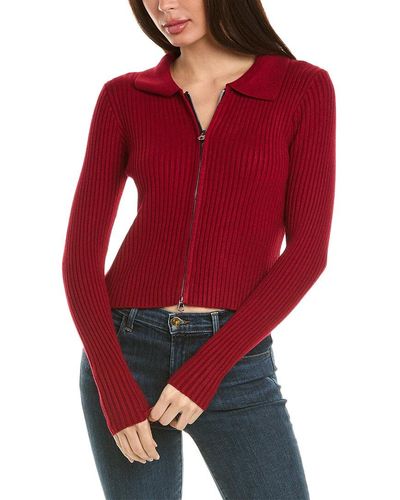 To My Lovers Zip-up Jumper - Red