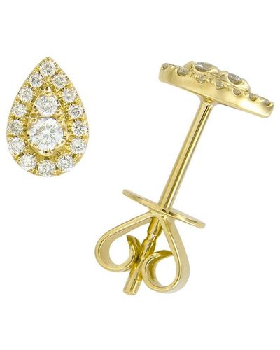 Sabrina Designs 18k 0.15 Ct. Tw. Diamond Earrings - Metallic