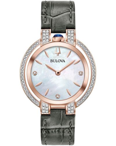 Bulova Rubaiyat Diamond Watch - Metallic