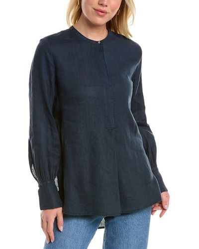 Theory Popover Tunic - Blue