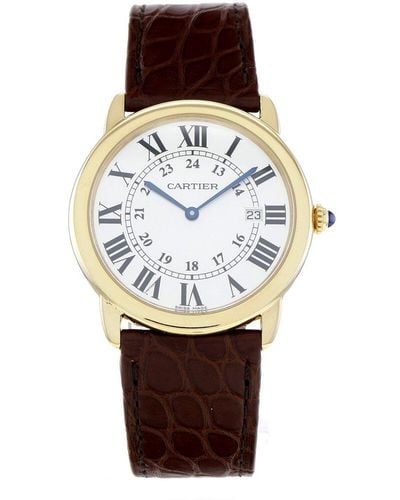 Cartier Ronde Solo Watch (Authentic Pre-Owned) - Multicolour