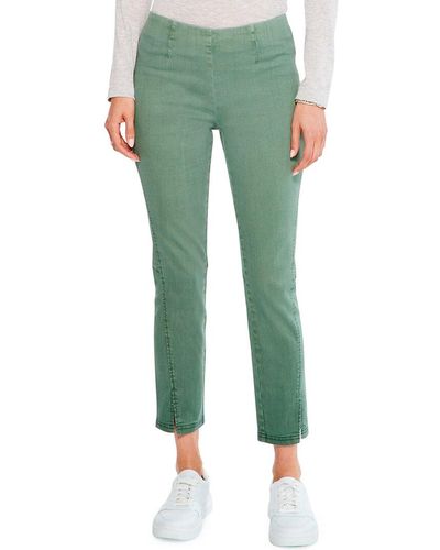 NIC+ZOE Nic+zoe Petite Seams All Day Denim Slim Pant - Green