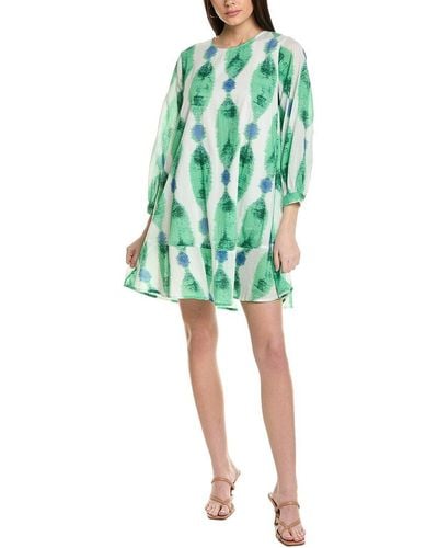 Ro's Garden Jade Mini Dress - Green