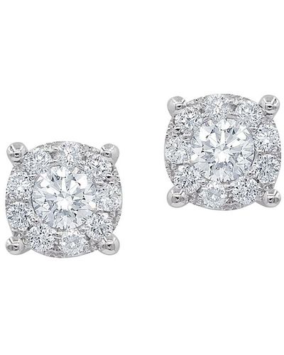 Diana M. Jewels Fine Jewelry 18k 0.35 Ct. Tw. Diamond Studs - White