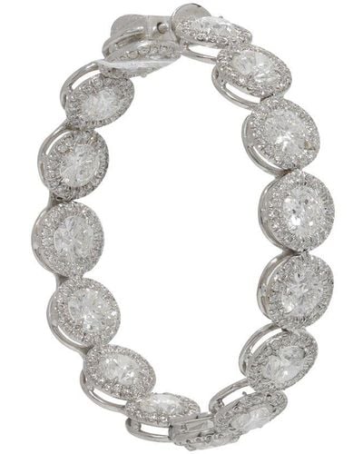 Diana M. Jewels Fine Jewellery 18K 12.20 Ct. Tw. Diamond Earrings - Metallic