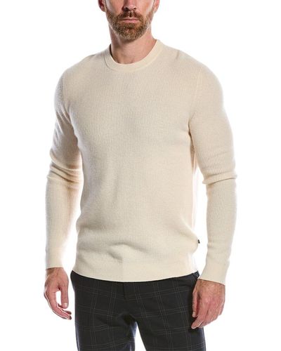 Ted Baker Steall Cashmere Crewneck Sweater - White
