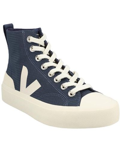 Veja Wata Ii Pierre High-top Sneakers - Blue