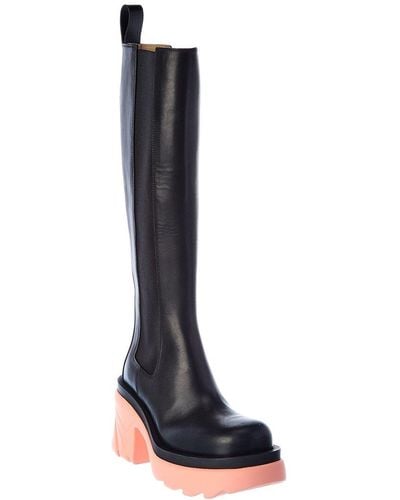 Bottega Veneta Flash Leather Boot - Black
