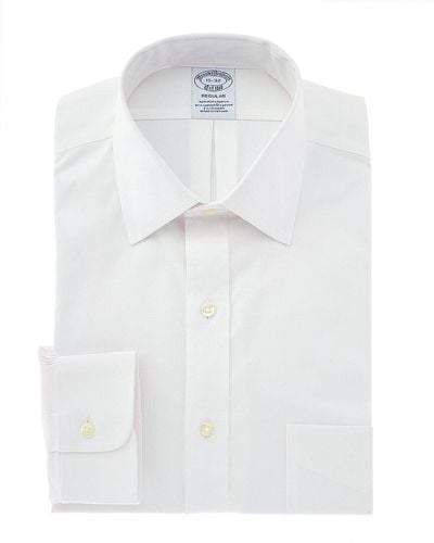Brooks Brothers Regular Fit Dress Shirt - White
