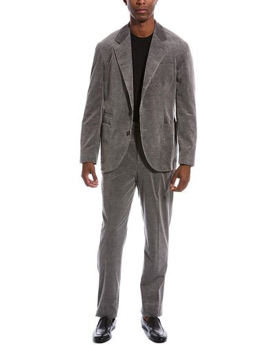 Brunello Cucinelli 2pc Cashmere-blend Suit - Gray