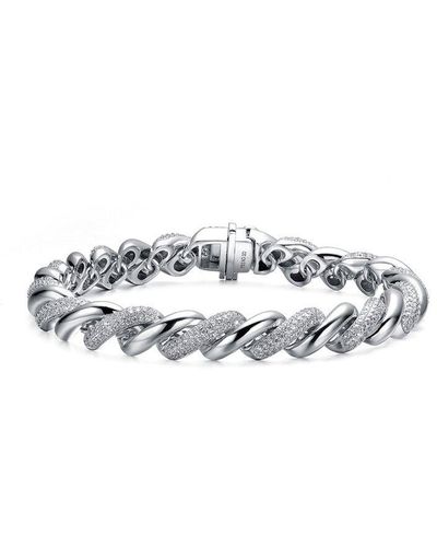 Genevive Jewelry Cz Bracelet - White