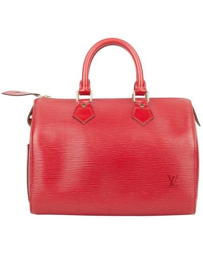 Louis Vuitton Epi Leather Speedy (Authentic Pre-Owned) - Red