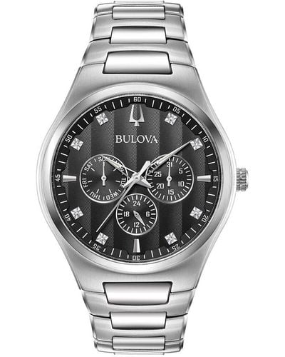 Bulova Diamond Diamond Watch - Gray