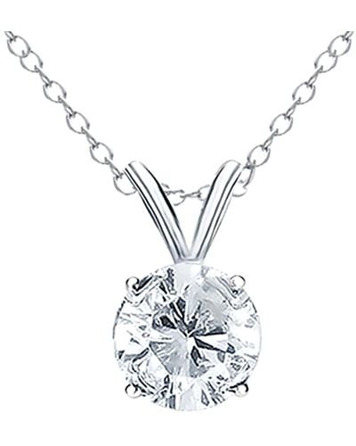 Diana M. Jewels Fine Jewelry 18k 0.50 Ct. Tw. Diamond Necklace - White