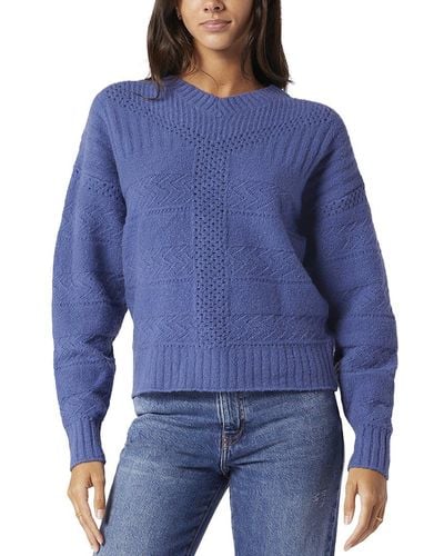 Joie Calvaire Wool-blend Sweater - Blue