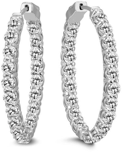 Monary 14k 9.90 Ct. Tw. Diamond Earrings - White