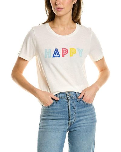 Sol Angeles Happy T-shirt - White