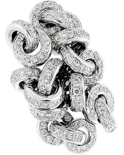De Grisogono 18K 3.00 Ct. Tw. Diamond Cocktail Ring (Authentic Pre-Owned) - White