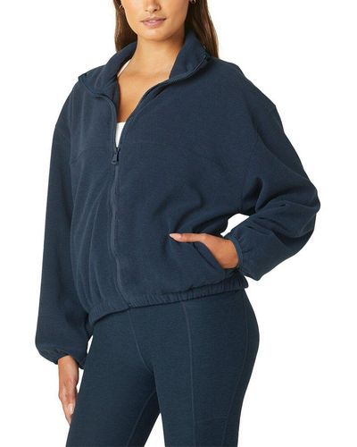 Beyond Yoga Feeling Chill Sherpa Jacket - Blue