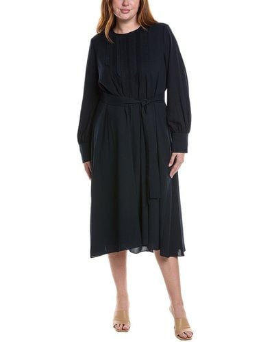Marina Rinaldi Plus Designer Midi Dress - Black