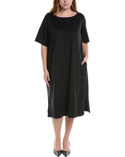 Marina Rinaldi Plus Oslo T-shirt Dress - Black