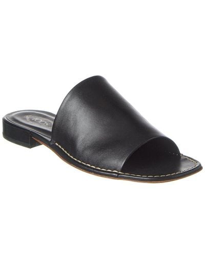 Tod's Leather Sandal - Black