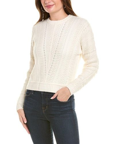 Splendid Daria Wool-blend Sweater - White