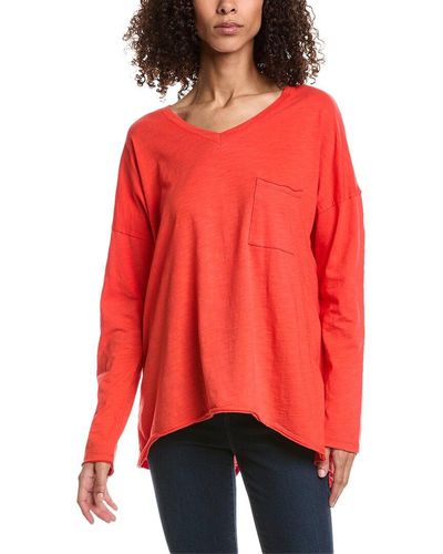 InCashmere In2 By Pocket T-Shirt - Red