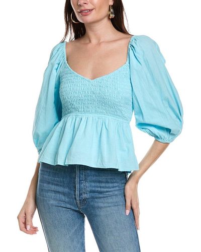 Chaser Brand Pacific Coast Top - Blue