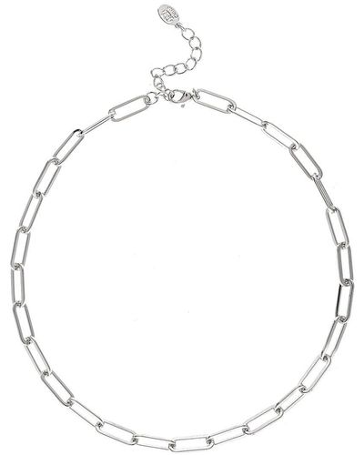Rivka Friedman Paperclip Necklace - Metallic