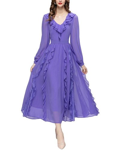 BURRYCO Maxi Dress - Purple