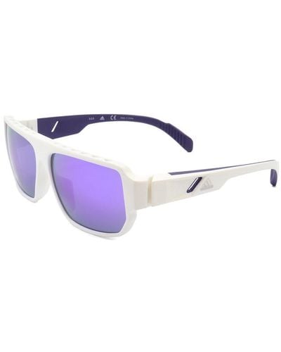adidas Sport Unisex Sp0038 61mm Sunglasses - Blue