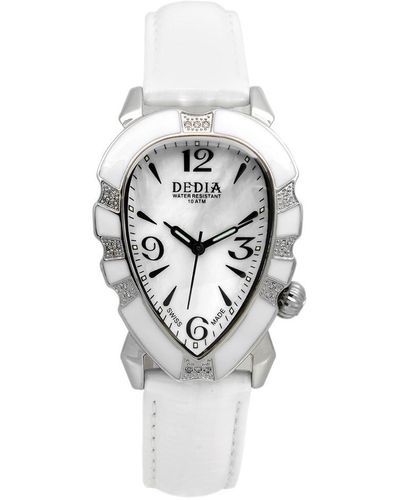 Aquaswiss Dedia By Lily Tea Diamond Watch - White