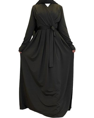 MONICA FASHION Plus Maxi Dress - Black