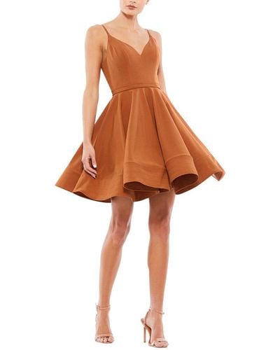 Mac Duggal A-line Dress - Orange