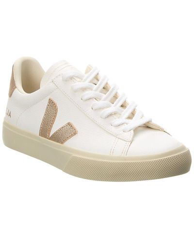 Veja Campo Leather Trainer - White
