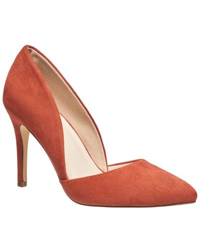 H Halston Kendall Leather Pump - Pink