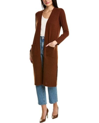 Magaschoni Two-pocket Cashmere Duster - Brown