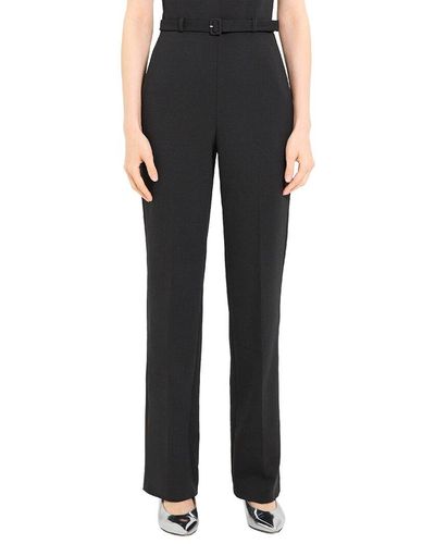 Theory Tailored Wool-blend Pant - Black