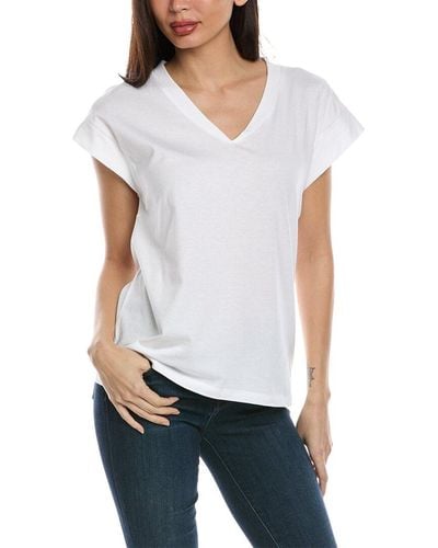 Jones New York Extended Shoulder T-shirt - White