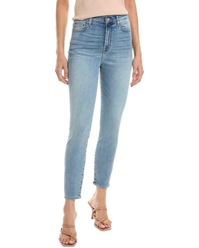 7 For All Mankind Gwenevere Polar Sky High-rise Ankle Jean - Blue