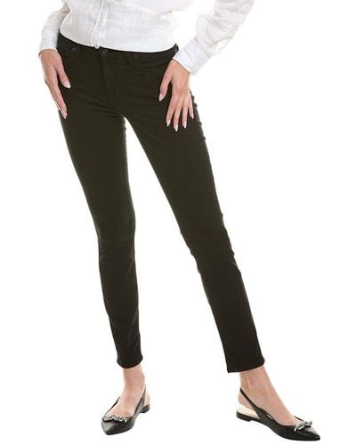 7 For All Mankind Gwenevere Night High-Rise Ankle Jean - Black